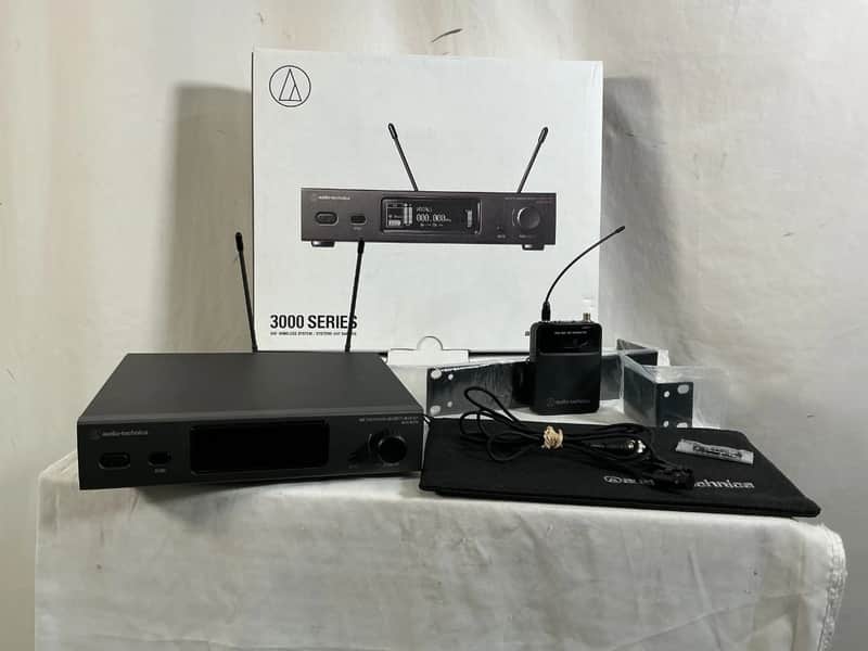 Audio Technica ATW-R3210 Wireless Earpiece Set 2025 - Black - w/ Box image 1
