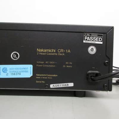 Nakamichi CR-1A 2 Head Cassette Deck image 6