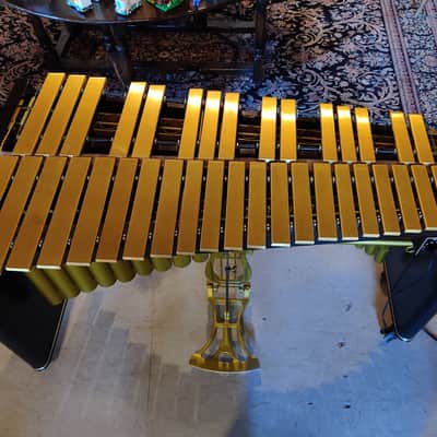 Musser M75 Century Vibraphone Gold Bars with Working Motor image 2