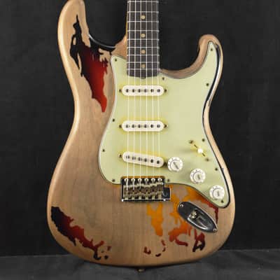 Fender Rory Gallagher Signature Stratocaster Relic 3-Color Sunburst Rosewood Fingerboard image 1
