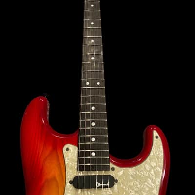 Charvel ST Custom - Circa 1990 1991 - MIJ - Made in Japan - Cherry Sunburst - w/ HSC image 12