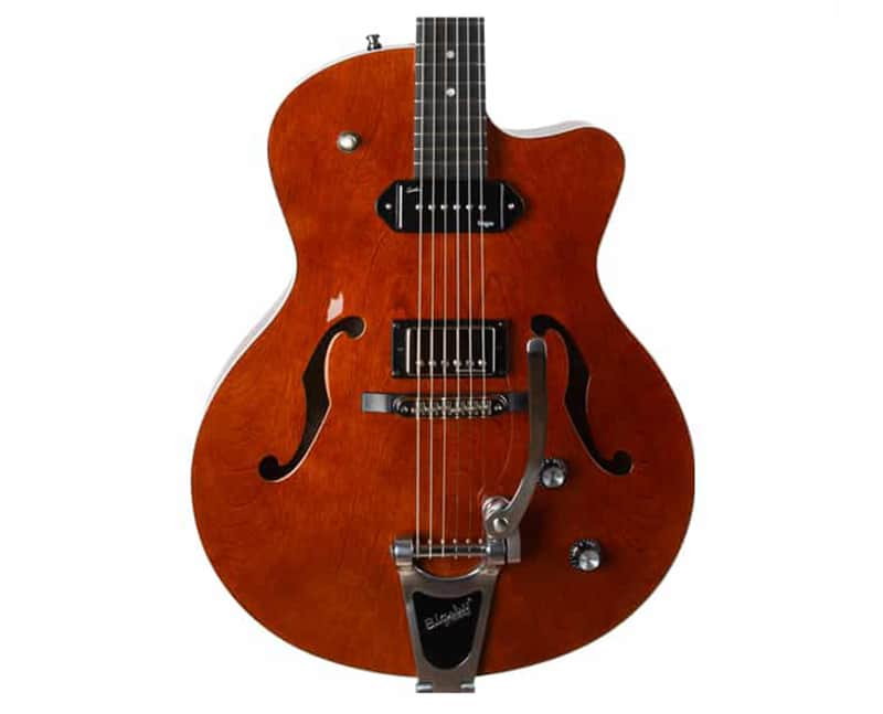 Godin 5th Avenue Uptown Custom Hollowbody Guitar - Havana Brown - Used image 1