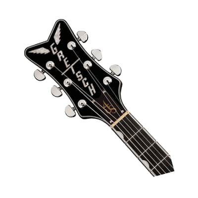 Used Gretsch G6136RF Richard Fortus Signature Falcon w/V-Stop - Vint. Black image 4