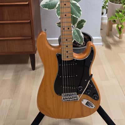 1979 Fender Stratocaster Natural Butterscotch Ash American Vintage 70s 1970's USA Strat Guitar image 8