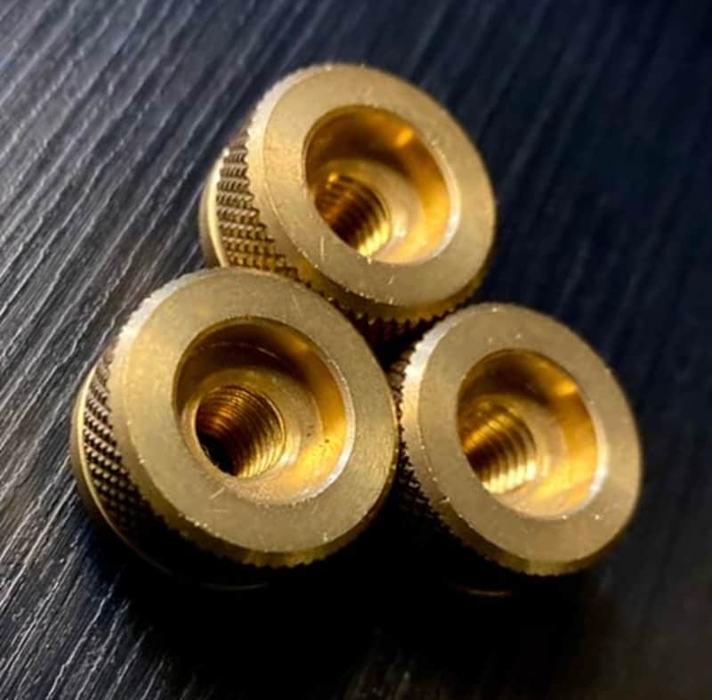 Revolution Drum - Raw Brass Cymbal Fasteners - 3 Pack image 1