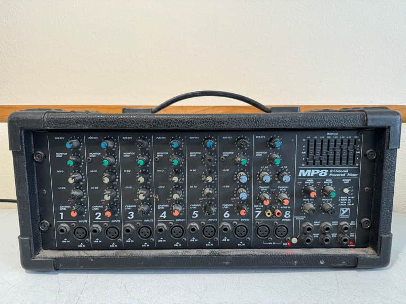 Yorkville MP8 8 Channel Powered Mixer Mixing Studio Equalizer DJ Equipment Audio image 1