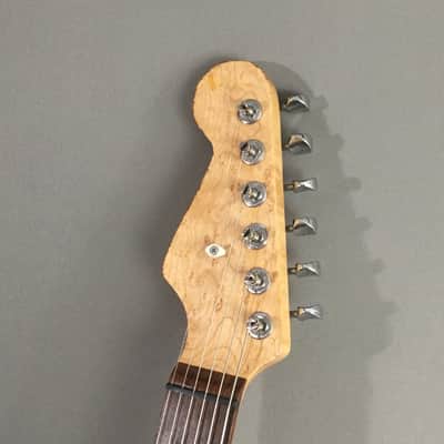LEFTY! 1986 Vintage Boutique Super Strat Custom Guitar DiMarzio Duncan Candy Apple Red 7.6 Lb HSC image 4
