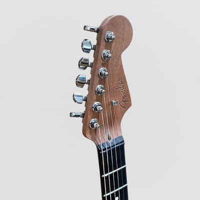 Fender American Acoustasonic Jazzmaster Acoustic-Electric Guitar - Arctic White image 7