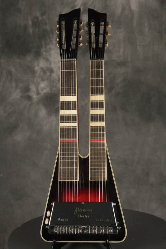 Framus Electra double neck GUITAR + STEEL GUITAR 6/8 made in GERMANY 1962 image 1