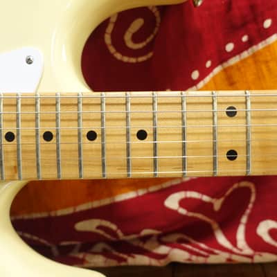 2007 D'Pergo Custom Guitars - Aged Vintage Classic Vintage Cream Mary Key image 9