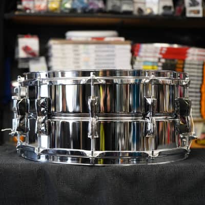 Yamaha Model #SD-2465 -6.5x14" Steel Snare Drum (MADE IN JAPAN) Minty New! image 9