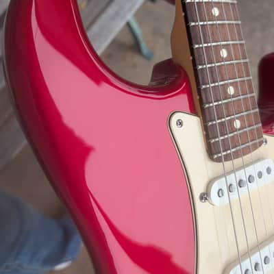 Fender Stratocaster 50th anniversary 2004 - Chrome Red image 12