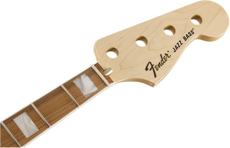 Genuine Fender Classic Series 70's Jazz Bass Neck, Block Inlay, Pau Ferro image 1