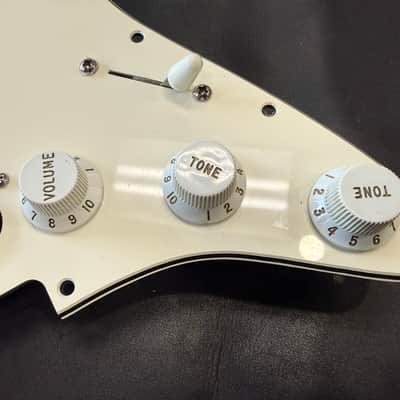 Fender HSS Stratocaster Loaded 3-ply pickguard - MIM- Parchment- ready to drop in! #4 image 4