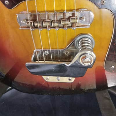 Silvertone Rare, Vintage, Made in Japan, Electric Guitar Model 319-14109? 1960s - Tobacco Burst image 14
