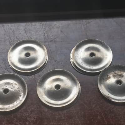 Ludwig VINTAGE TAMBOURINE JINGLES 8 Pairs / Bronze / NICKEL Toning image 3