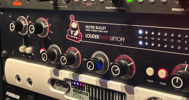 Louder Than Liftoff Silver Bullet Stereo Tone Amp 2010s - Silver image 1