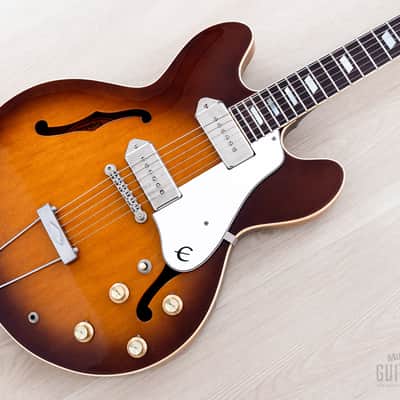 1987 Epiphone Casino Vintage Guitar Violin Sunburst Pre-Elitist, Near-Mint w/ Case, Japan Terada