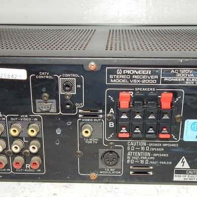 Pioneer VSX-2000 stereo receiver image 4