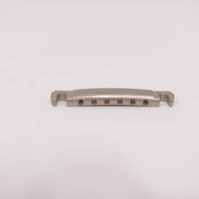 Rare Kluson Aluminum Wraparound Bridge Lightweight Brushed Finish – Late 1990s–Early 2010s Gibson Les Paul Custom Standard Tailpiece Stop Bar image 2