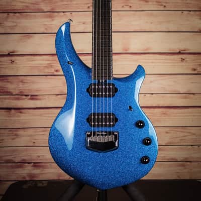 Ernie Ball Music Man Majesty Marine Blue Sparkle Limited Edition 6-String (Signed By Petrucci) 2018 image 5