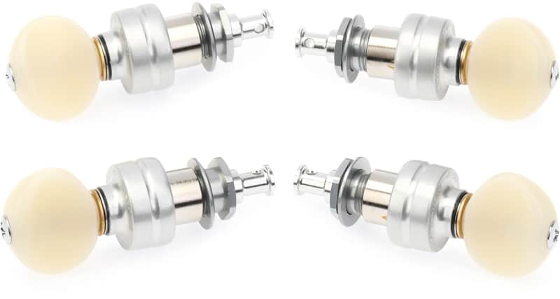 Gotoh UPT Planetary Ukulele Tuners - White Chrome image 1