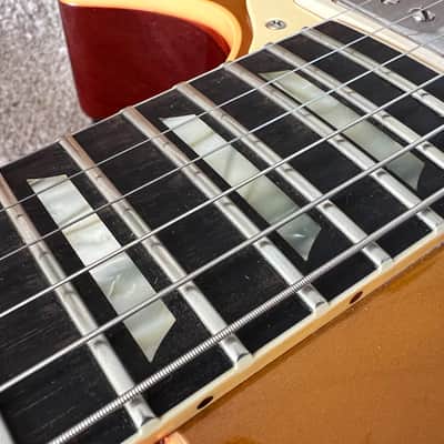 2022 Limited Edition! Gibson Custom Shop 1958 Les Paul Reissue r8 - r9 Frets - Lemon Burt - 8.5lbs image 9