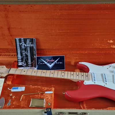 Fender Custom Shop '56 Stratocaster NOS Fiesta Red Electric Guitar USA Strat image 1