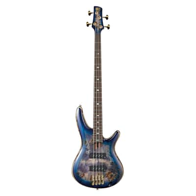 Used Ibanez SR2600CBB SR Premium Bass Guitar - Cerulean Blue Burst image 2