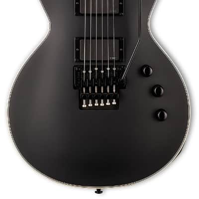 ESP LTD EC-1000 FR Electric Guitar. Black Satin EMG image 2