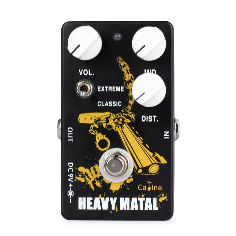 Caline CP-77 Bounty Hunter Heavy Metal Distortion Guitar Effect Pedal image 1
