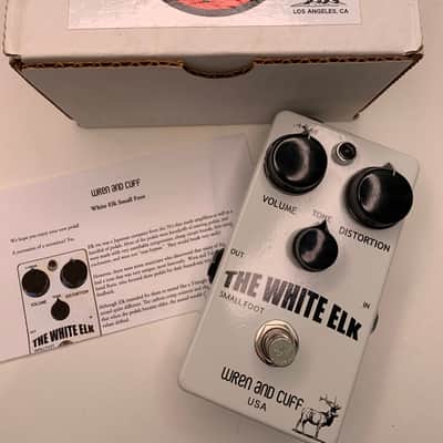 Wren and Cuff White Elk Small Foot Fuzz 2010s - White image 1