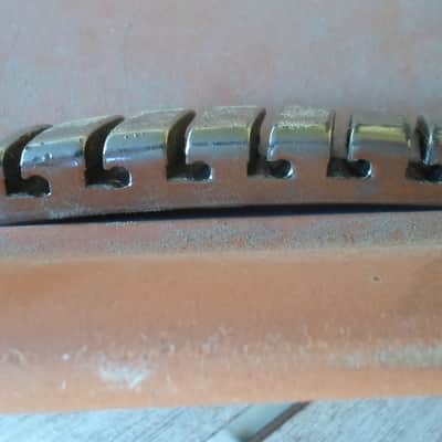 Ibanez Iceman Bridge / Tailpiece/ Studs/ & Posts Complete Assembly Quik Change 1981 Nickle image 9