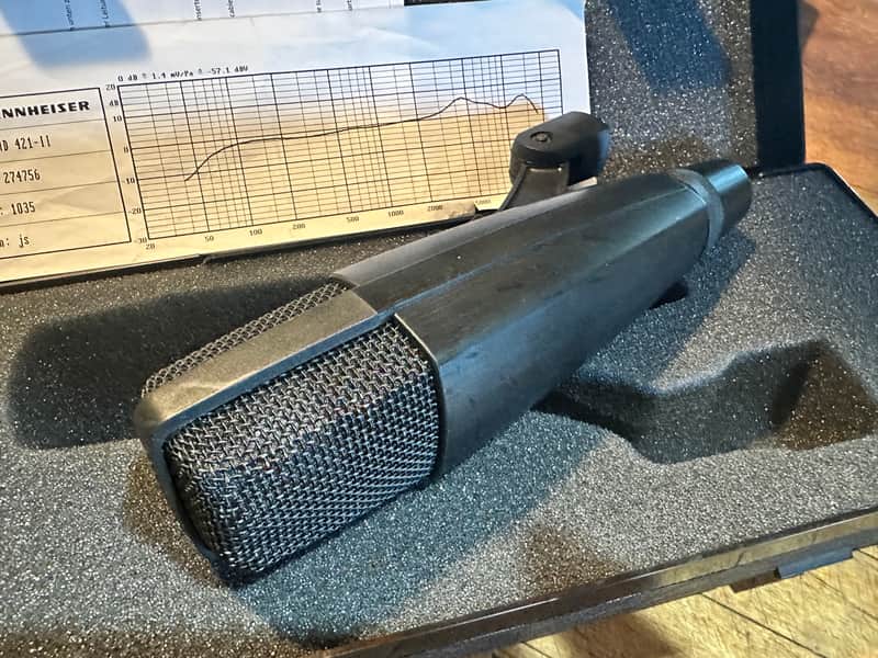 Immagine Sennheiser MD421 MKII Cardioid Dynamic Microphone - NICE! - 1