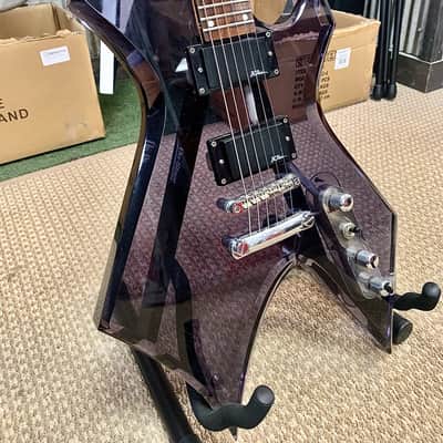 B.C. Rich Warlock Acrylic 1999 - Transparent Black image 1