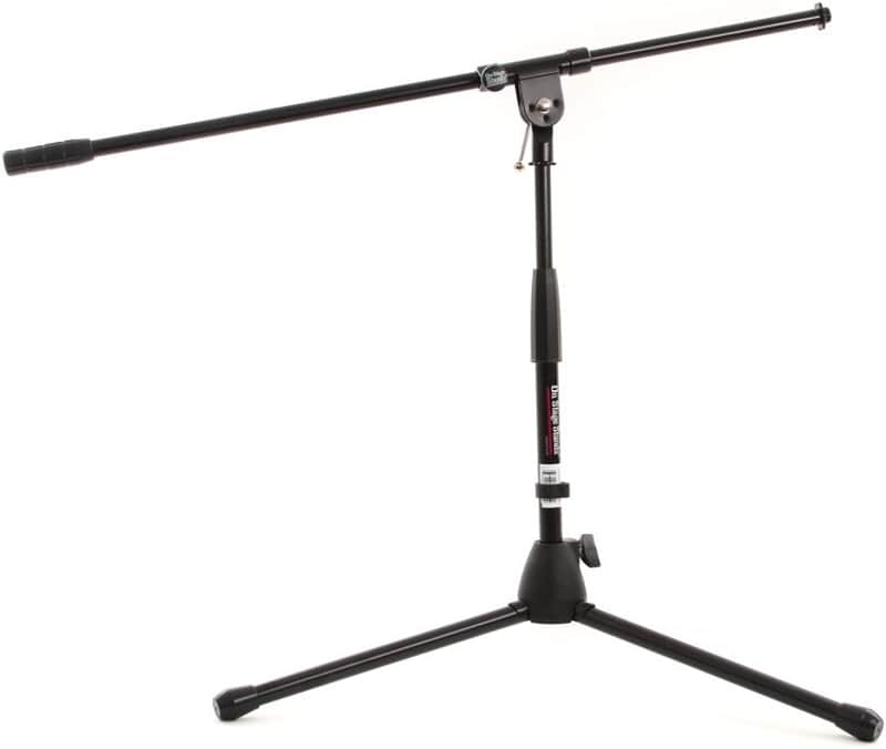 On-Stage MS7411B Drum/Amp Tripod with Boom 17"-27" Height- Black image 1