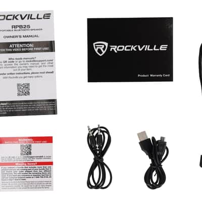 Rockville RPB25 40 Watt Portable/Outdoor Bluetooth Speaker w/USB+SD+Aux In+FM image 8