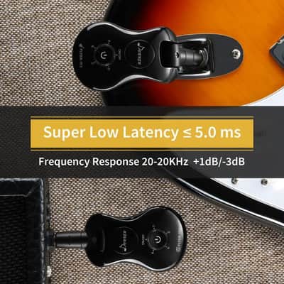 2.4GHz Guitar Wireless System with Rechargeable 2.4GHz Digital Guitar Transmitter and Receiver image 6