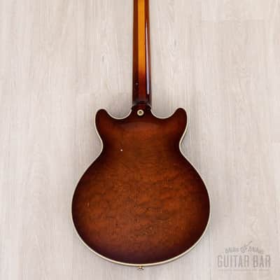 1990 Ibanez Artstar AM200 Burl Mahogany Vintage Semi-Hollow Guitar Antique Violin image 3