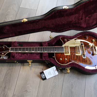 GRETSCH "G6134TGQM-59 Limited Edition Quilt Classic Penguin with Bigsby, Ebony Fingerboard, Forge Glow" HARDCASE, 4, 04 KG, LIMITED EDITION, ONLY 40 Pieces for EMEA (EUROPA,MIDDLE EAST, AFRICA) image 23