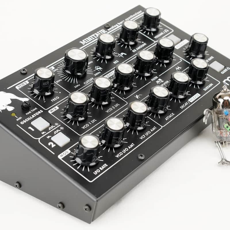 2012 – Present Moog Moog Minitaur Desktop Analog Bass Synthesi…