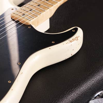 Fender Custom Shop 1969 Stratocaster Heavy Relic Frost White Masterbuilt Todd Krause image 10