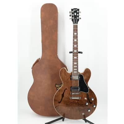 Gibson ES-335 60s Semi-Hollow Guitar w/ Hardshell Case - Dark Walnut image 9