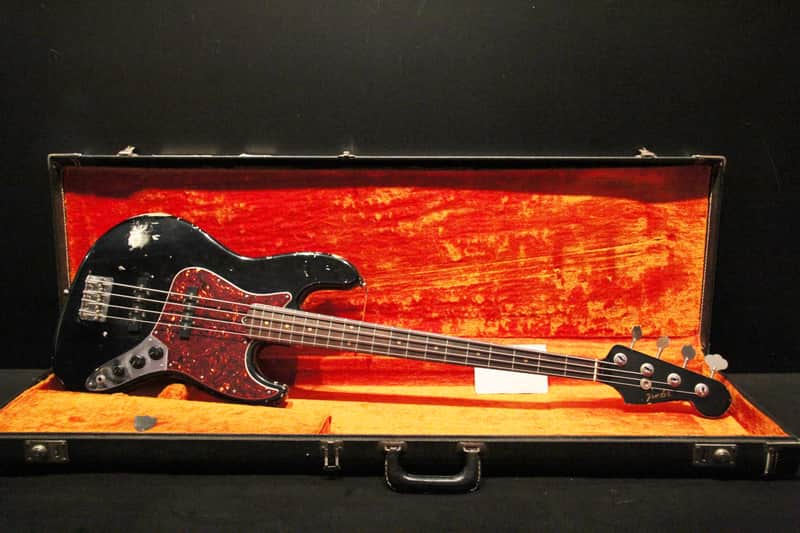 1964 Fender Jazz Bass black w/matching headstock and orig.black