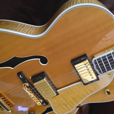 1999 Heritage Super Eagle Archtop Guitar - Antique Natural image 7