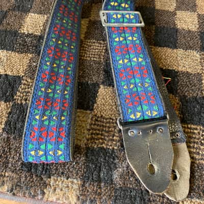 Ace Vintage! Kaleidoscope Blue Keith Richards strap 60’s image 2