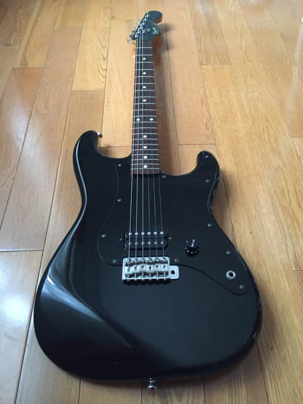 Fender Squier Stratocaster ST-331 Humbucker MIJ Japan Strat Black