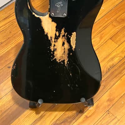 1974 Black Fender Precision Bass Guitar image 11