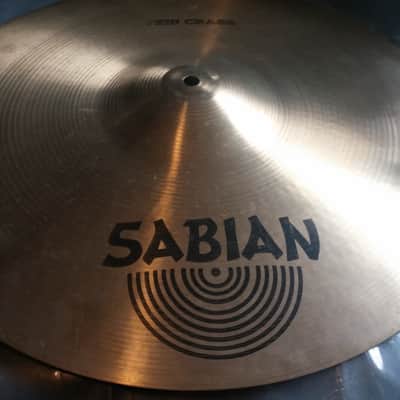 VINTAGE SABIAN 18" THIN CRASH EARLY 80S BEAUTIFUL ORIGINAL INK STAMPS Sounds Great ! 1325 G image 2