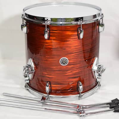 Gretsch USA Brooklyn J483 Orange Oyster Shell Kit image 4
